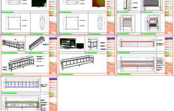 Modular Sofa CAD Drawing with 3D & Sectional Details